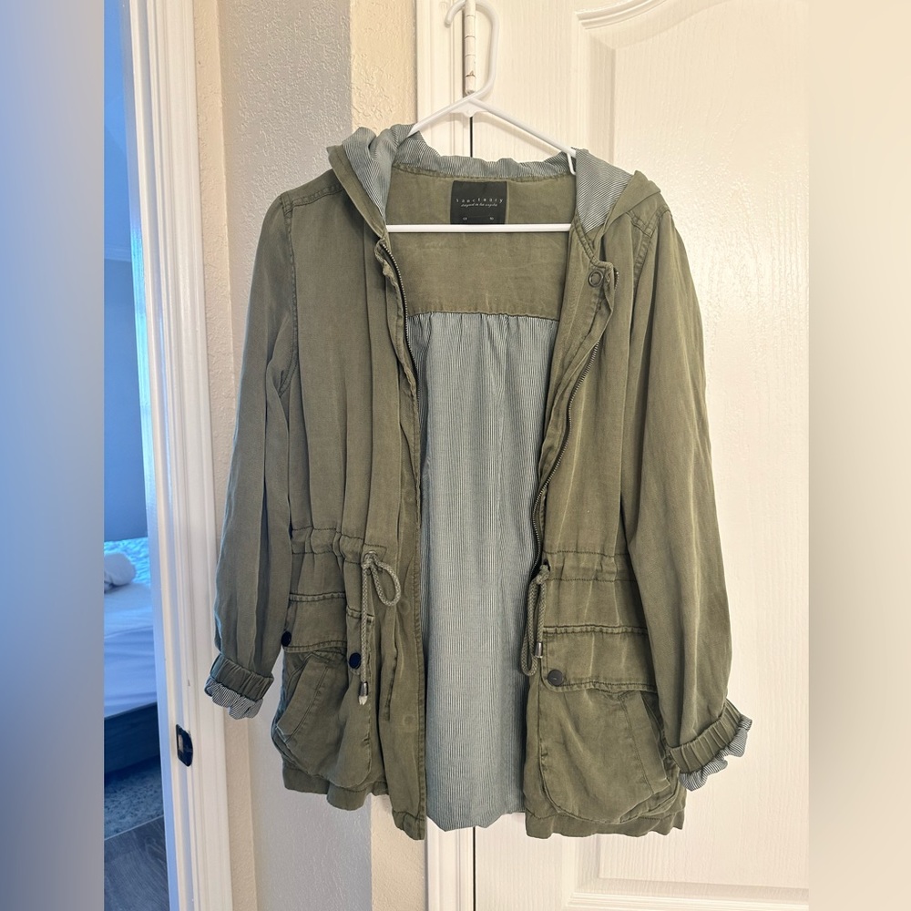 Green jacket from Anthropology. In great condition.